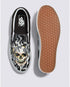 VANS Classic Slip-on Flame Skull Mens Sneakers
